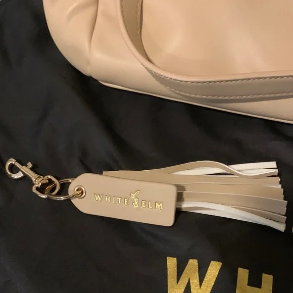 Sand Carina White Elm Tote Bag- NWT with long strap, dust bag! - Picture 2 of 8